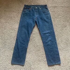 Vintage Levis 501xx Jeans Mens 36x34 (Fits 34x31) 90s Made in USA Button Fly
